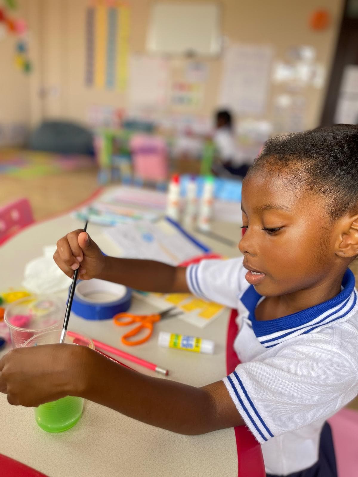 Students learning at JCSIS